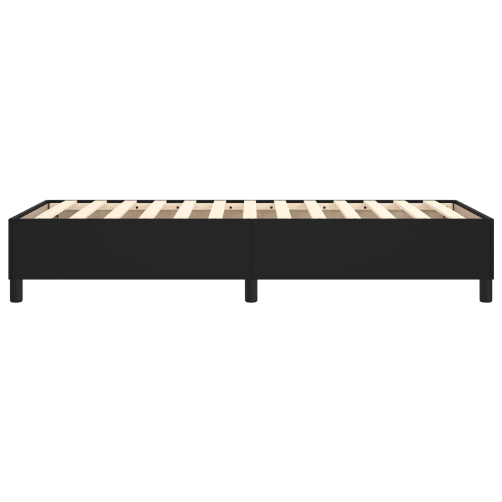 vidaXL Bed Frame without Mattress Black King Single Faux Leather