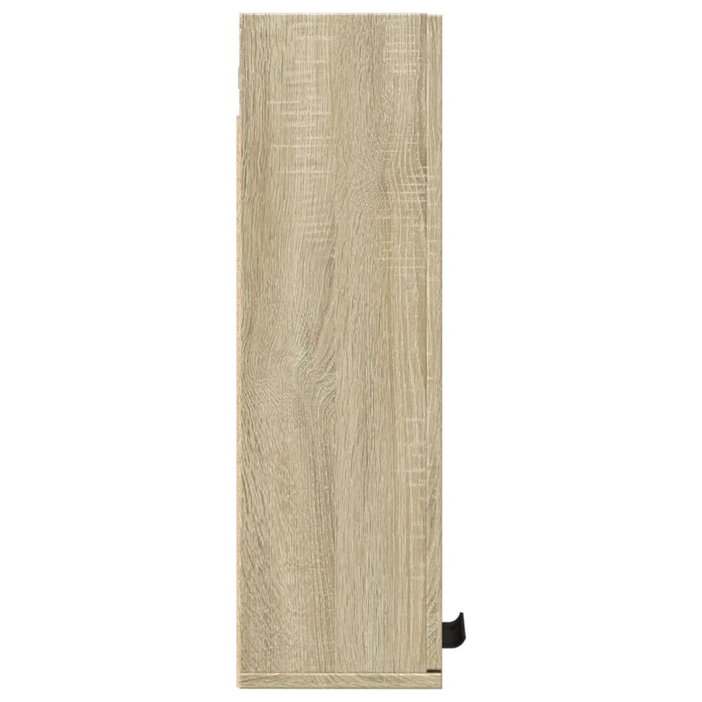 vidaXL Wall-mounted Bathroom Cabinet Sonoma Oak 32x20x67 cm