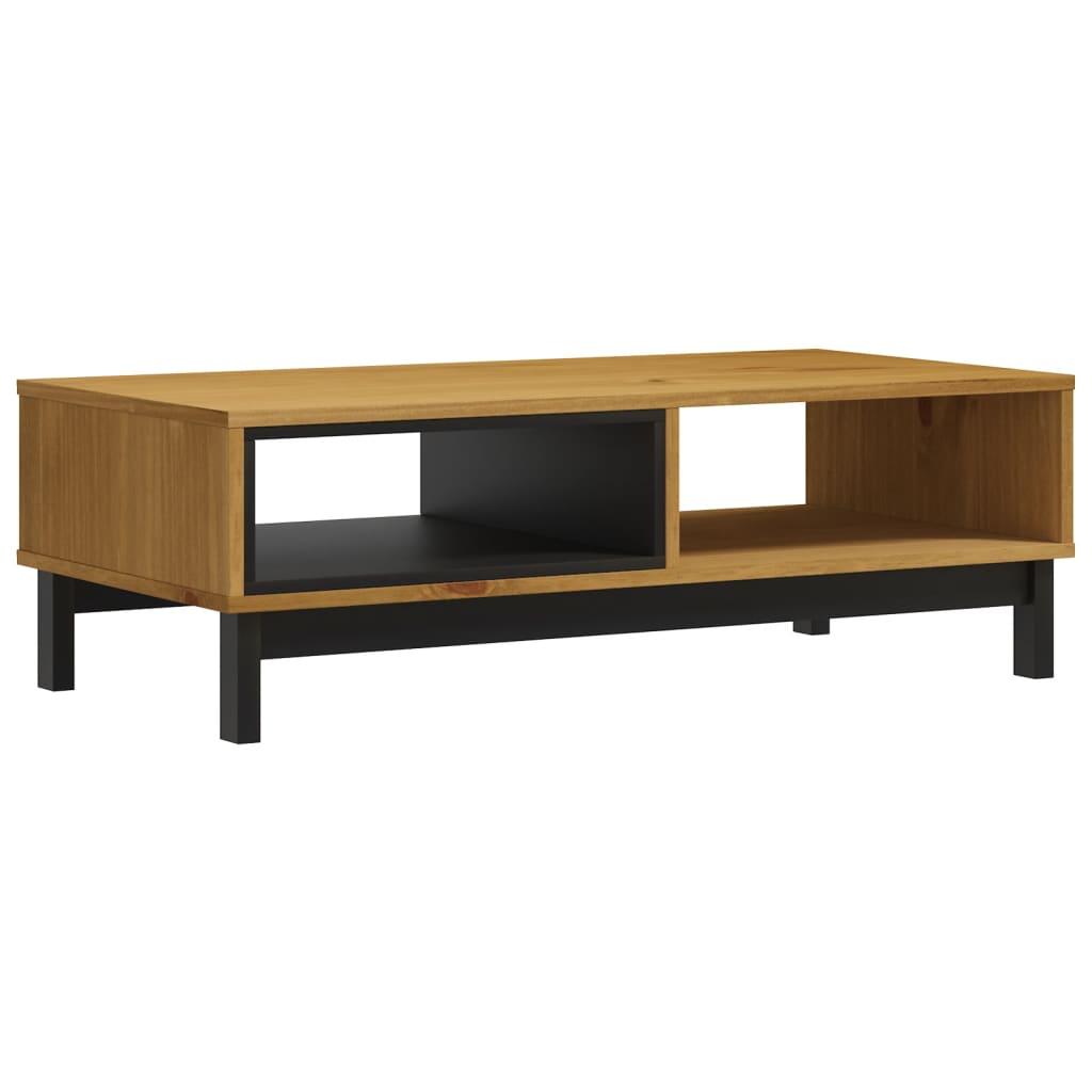 vidaXL Coffee Table FLAM 100x50x32.5 cm Solid Wood Pine