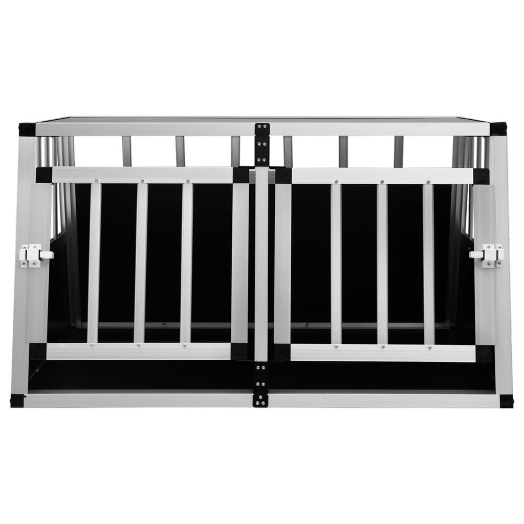 vidaXL Dog Cage with Double Door 89x69x50 cm