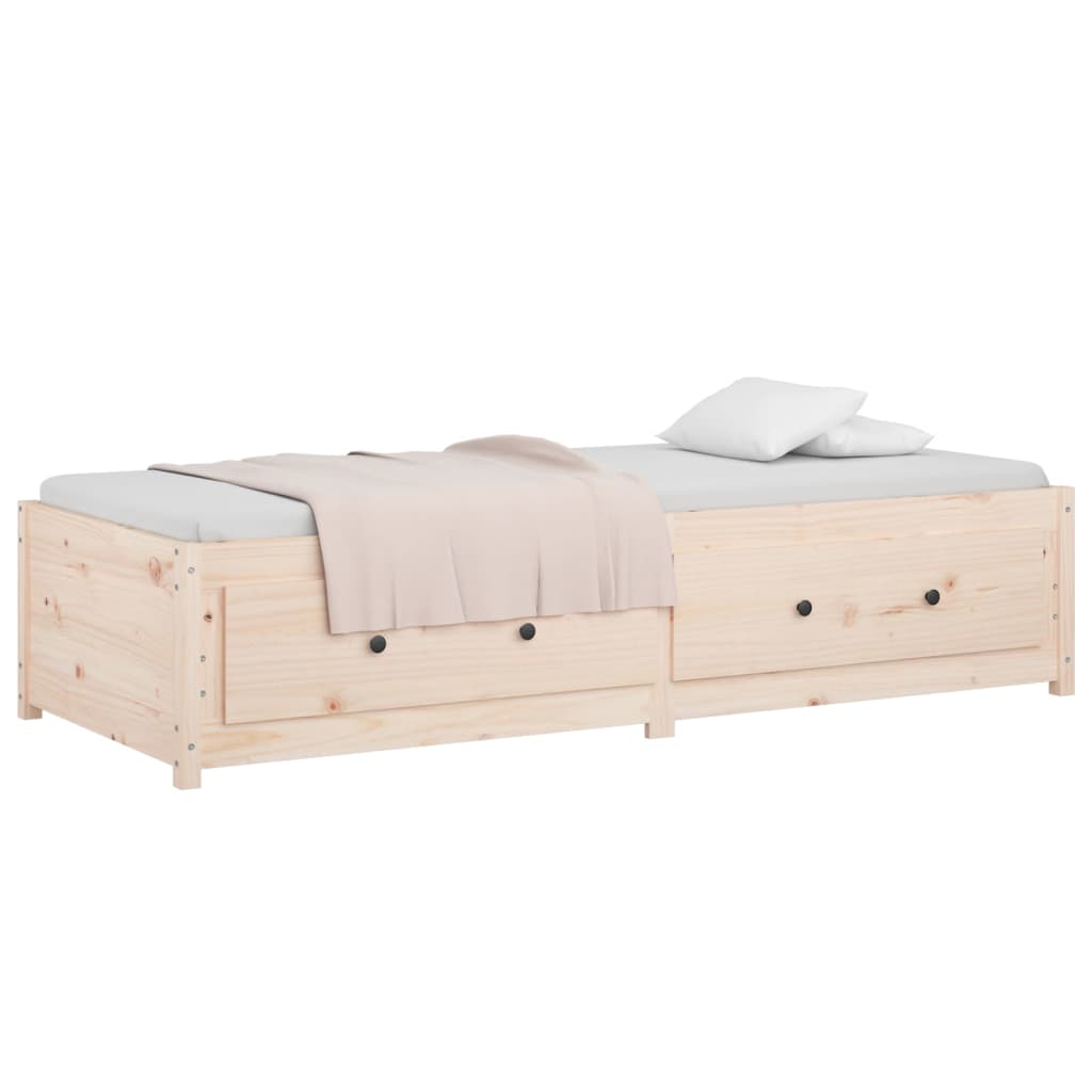 vidaXL Day Bed without Mattress 90x190 cm Single Solid Wood Pine