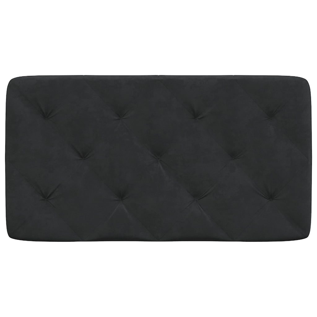 vidaXL Headboard Cushion Black 90 cm Velvet