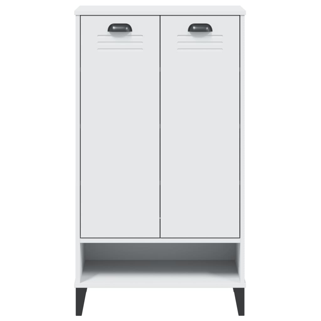 vidaXL Shoe Cabinet VIKEN White Engineered Wood