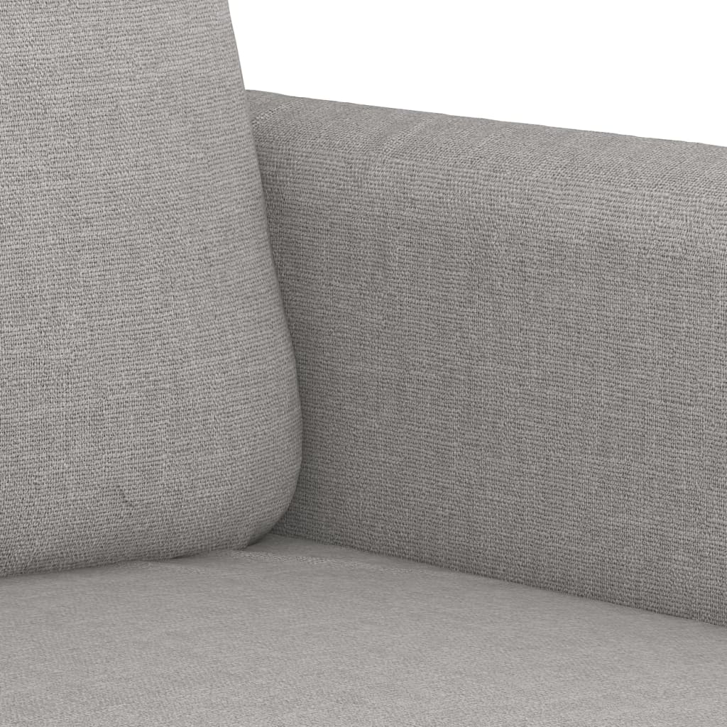 vidaXL 2-Seater Sofa Light Grey 140 cm Fabric