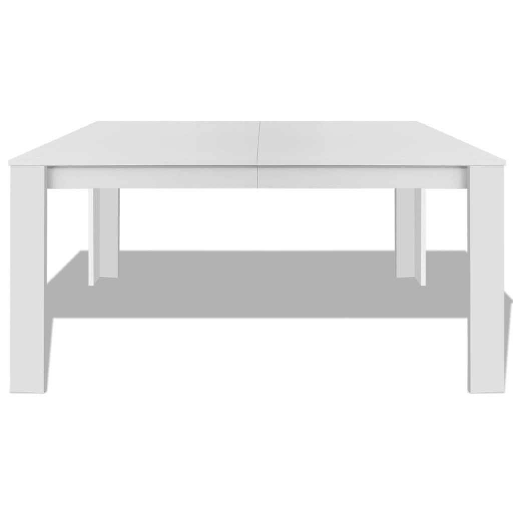 vidaXL Dining Table 140x80x75 cm White