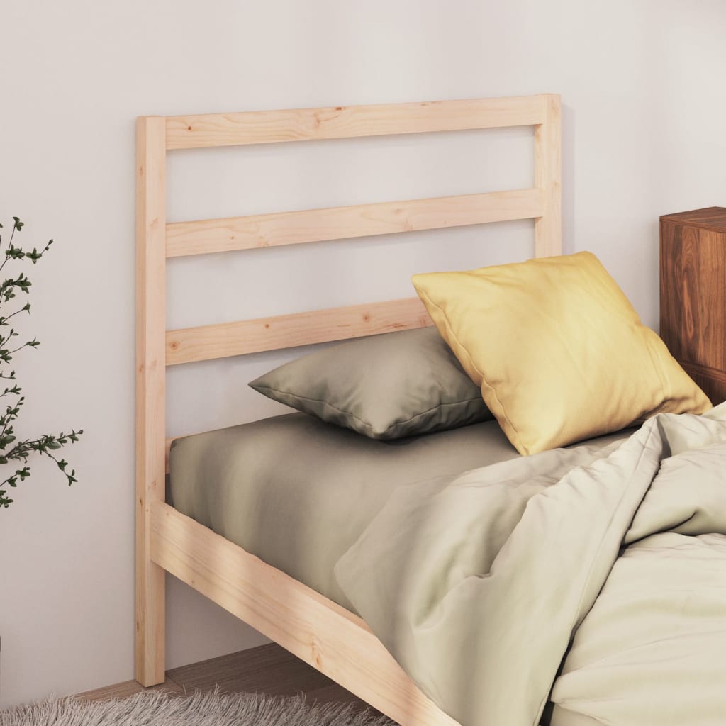 vidaXL Bed Headboard 95x4x100 cm Solid Wood Pine