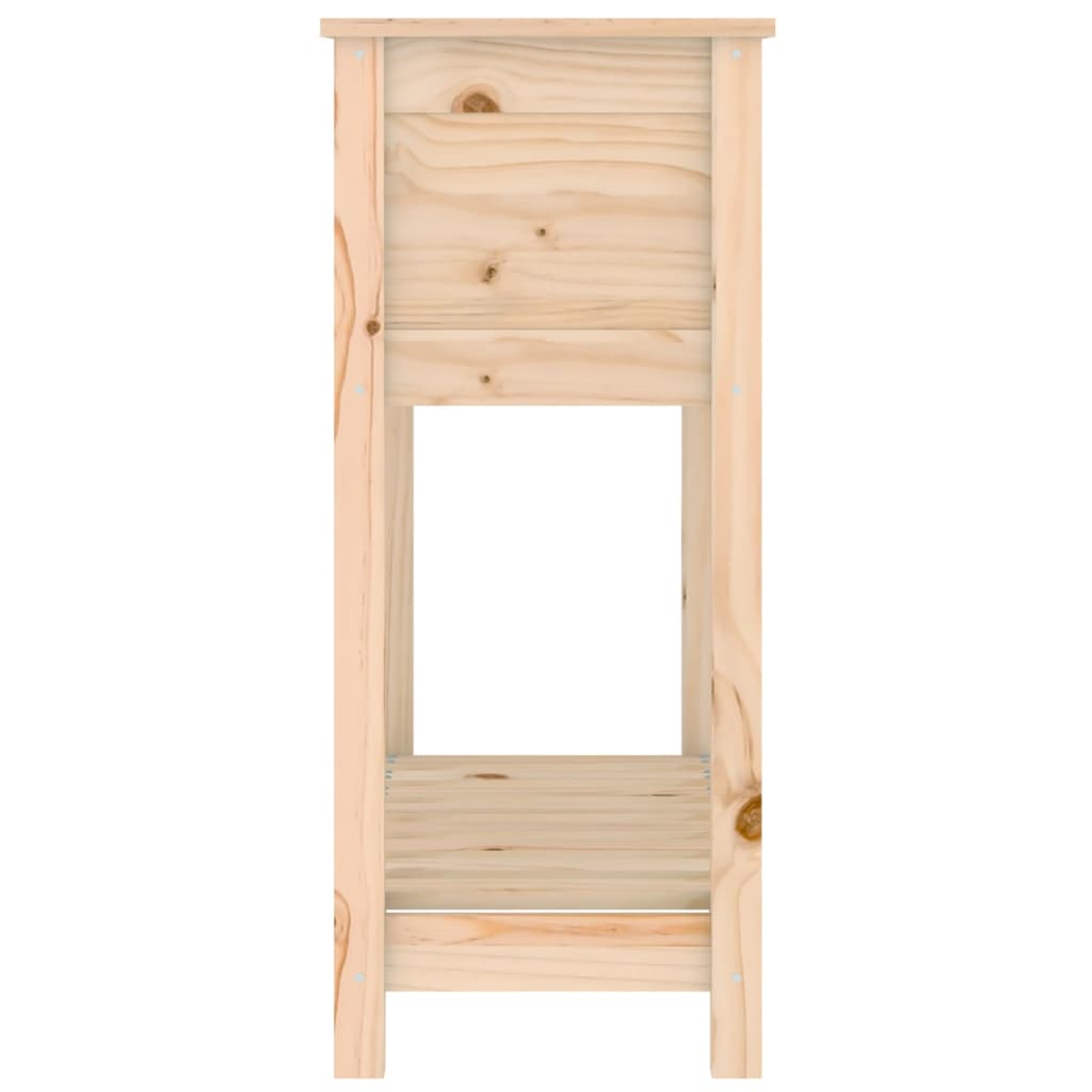 vidaXL Planter with Shelf 82.5x34.5x81 cm Solid Wood Pine