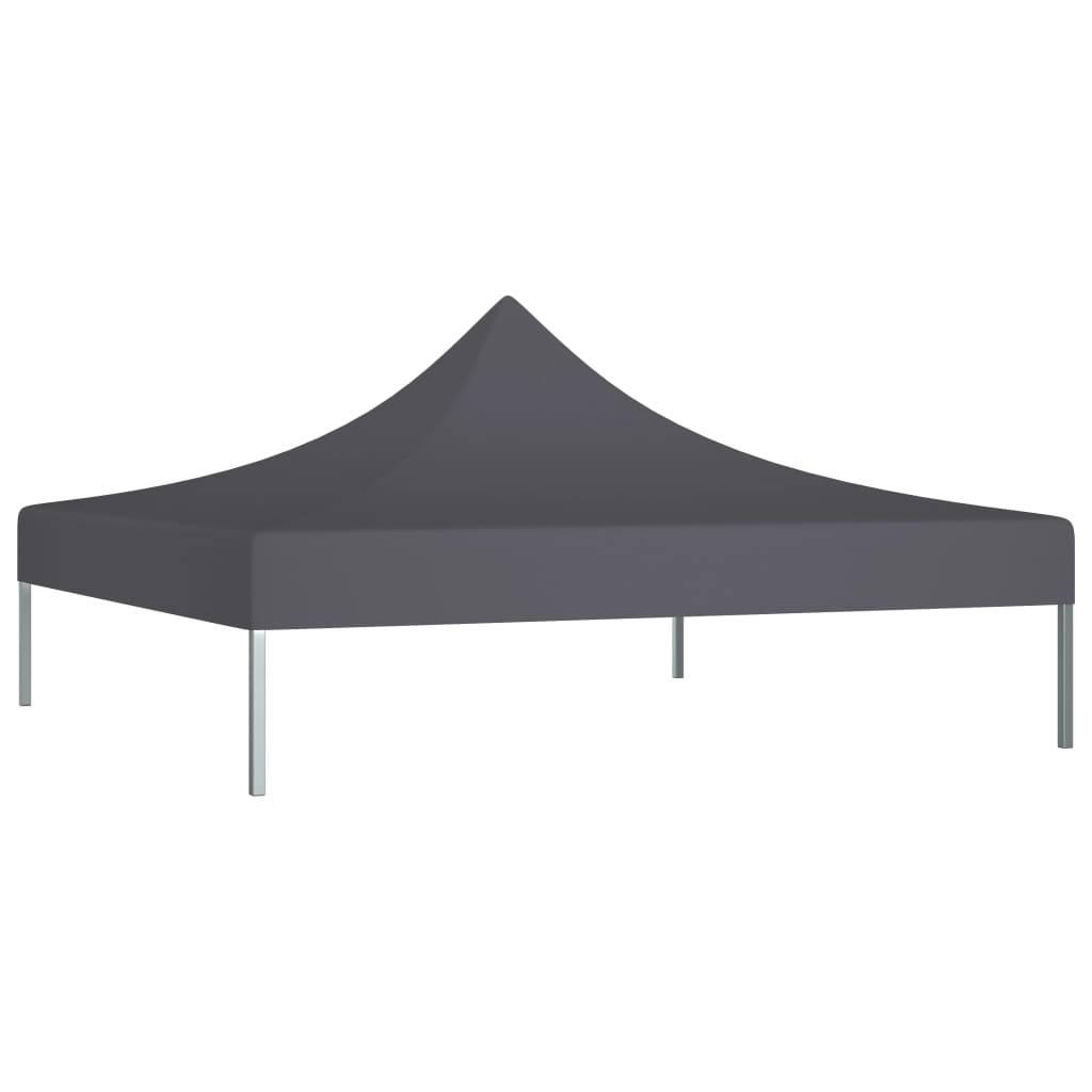 vidaXL Party Tent Roof 2x2 m Anthracite 270 g/m²