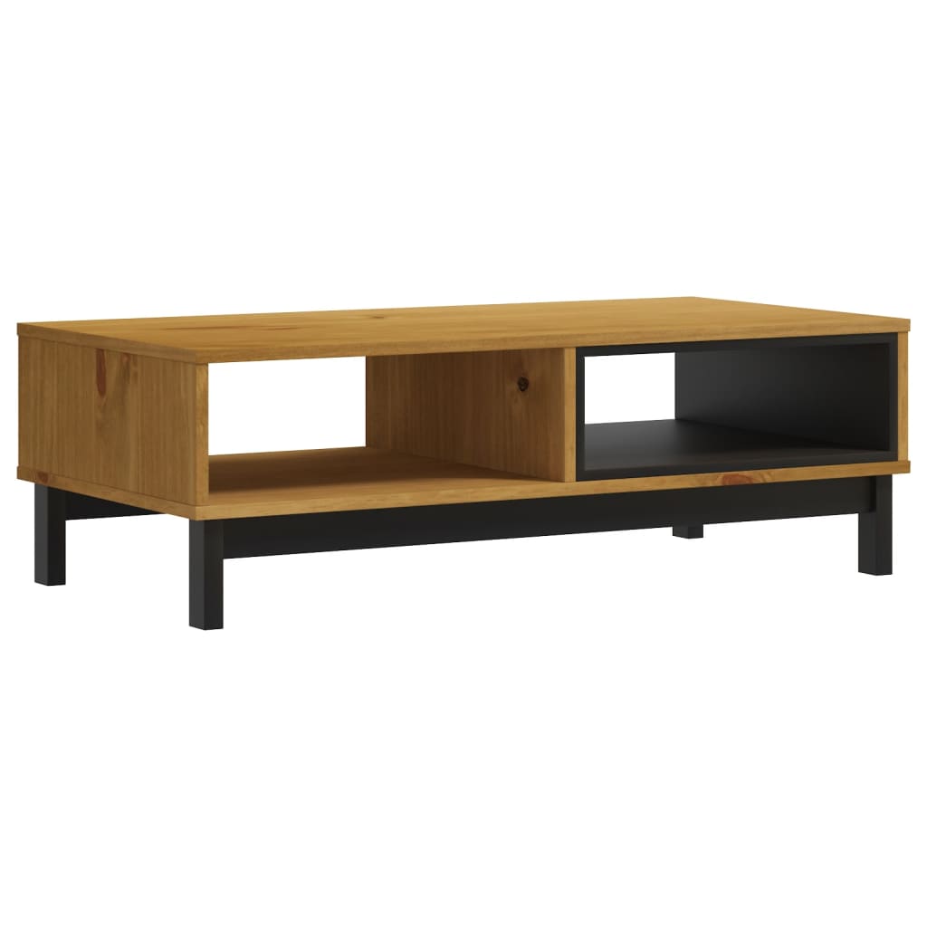 vidaXL Coffee Table FLAM 100x50x32.5 cm Solid Wood Pine