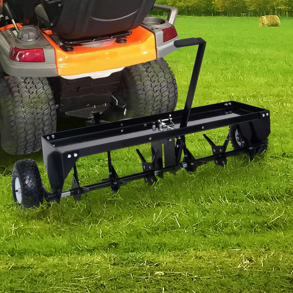 vidaXL Lawn Aerator for Ride-on Mower 102 cm