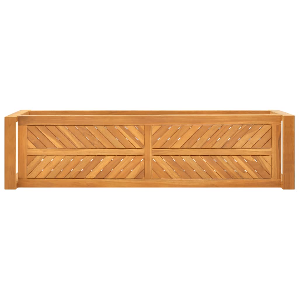 vidaXL Bench 120 cm Solid Teak Wood