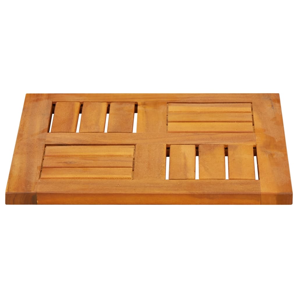 vidaXL Table Top 40x40x2 cm Square Solid Wood Acacia