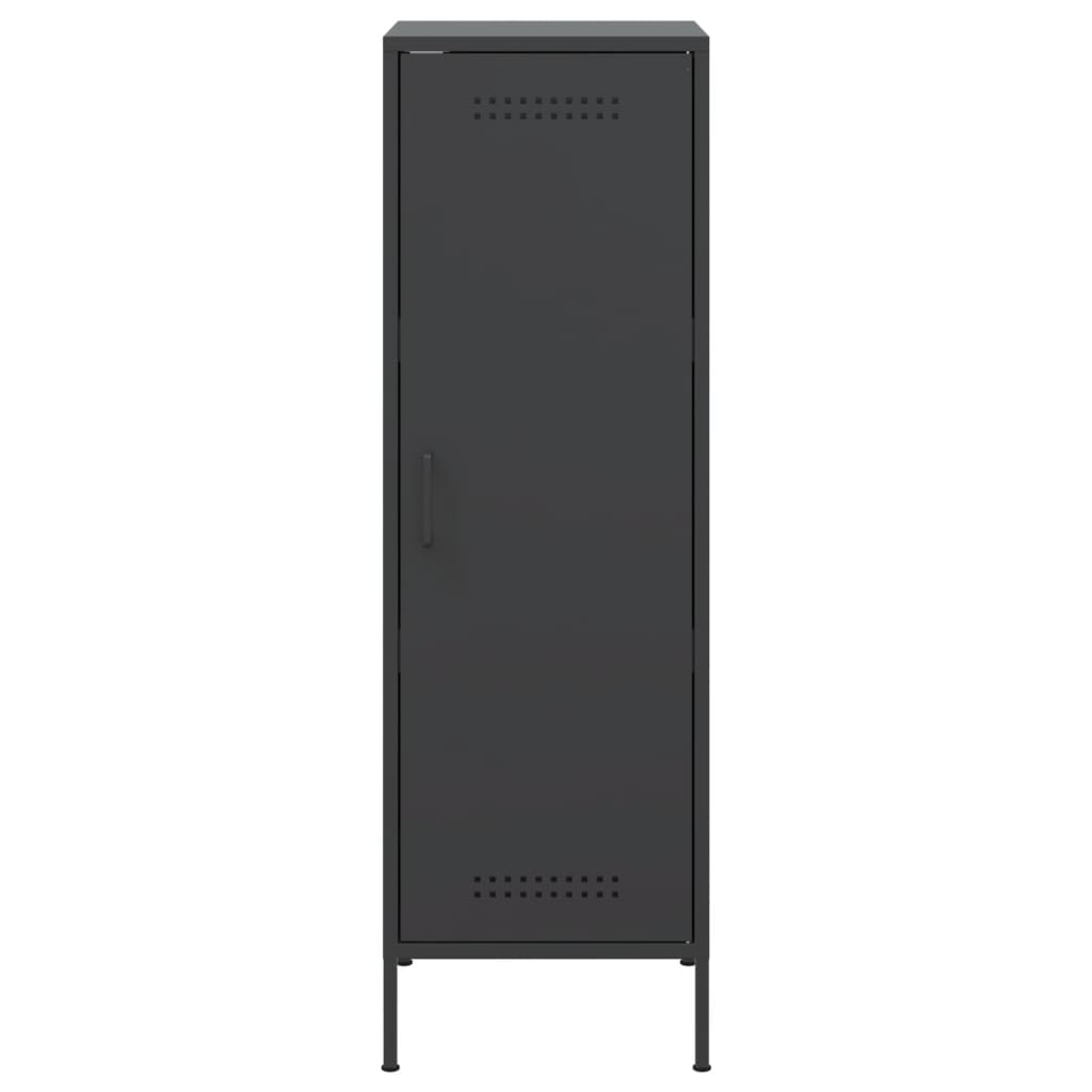 vidaXL Highboard Black 36x39x113 cm Steel