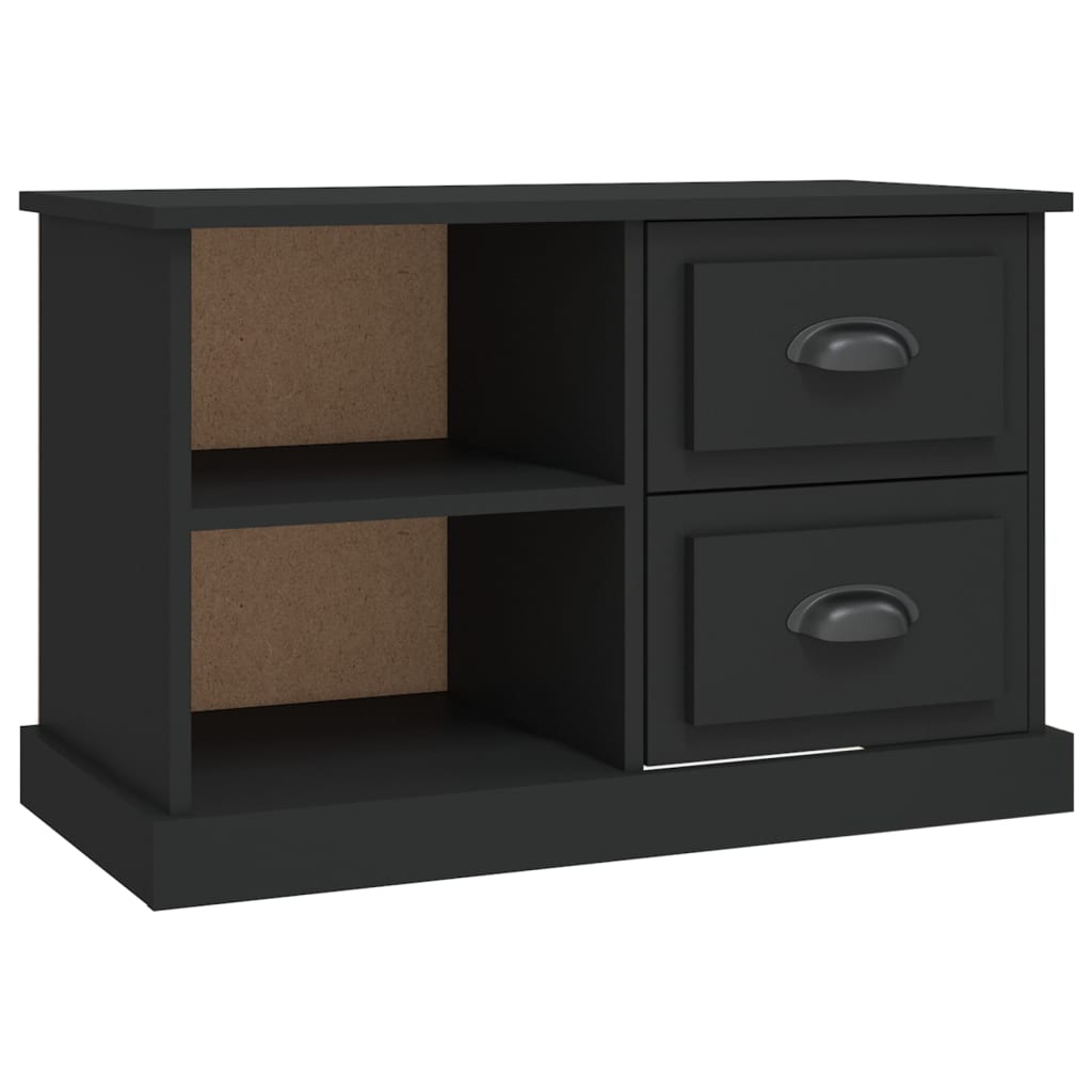 vidaXL TV Cabinet Black 73x35.5x47.5 cm Engineered Wood