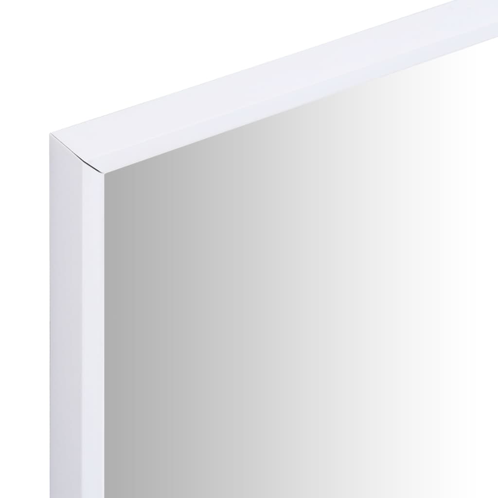 vidaXL Mirror White 100x60 cm