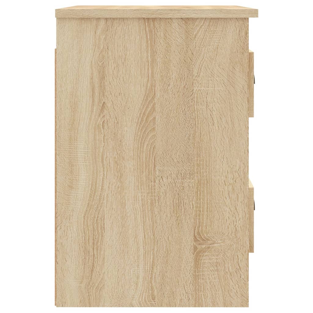 vidaXL Wall-mounted Bedside Cabinet Sonoma Oak 41.5x36x53cm