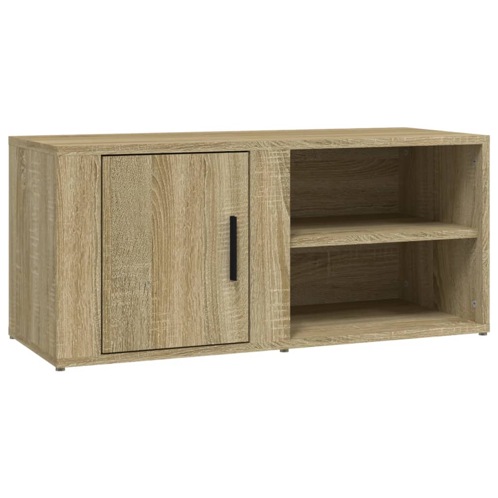 vidaXL TV Cabinet Sonoma Oak 80x31,5x36 cm Engineered Wood