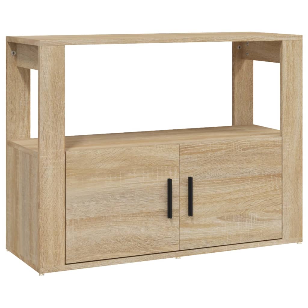 vidaXL Sideboard Sonoma Oak 80x30x60 cm Engineered Wood