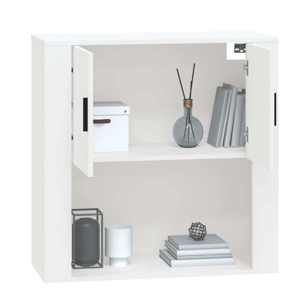 vidaXL Wall Cabinet White 80x33x80 cm Engineered Wood