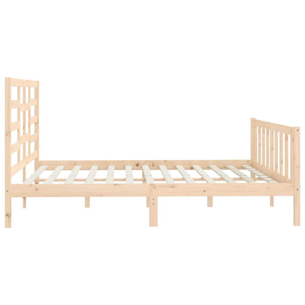 vidaXL Bed Frame without Mattress 180x200 cm Super King Solid Wood