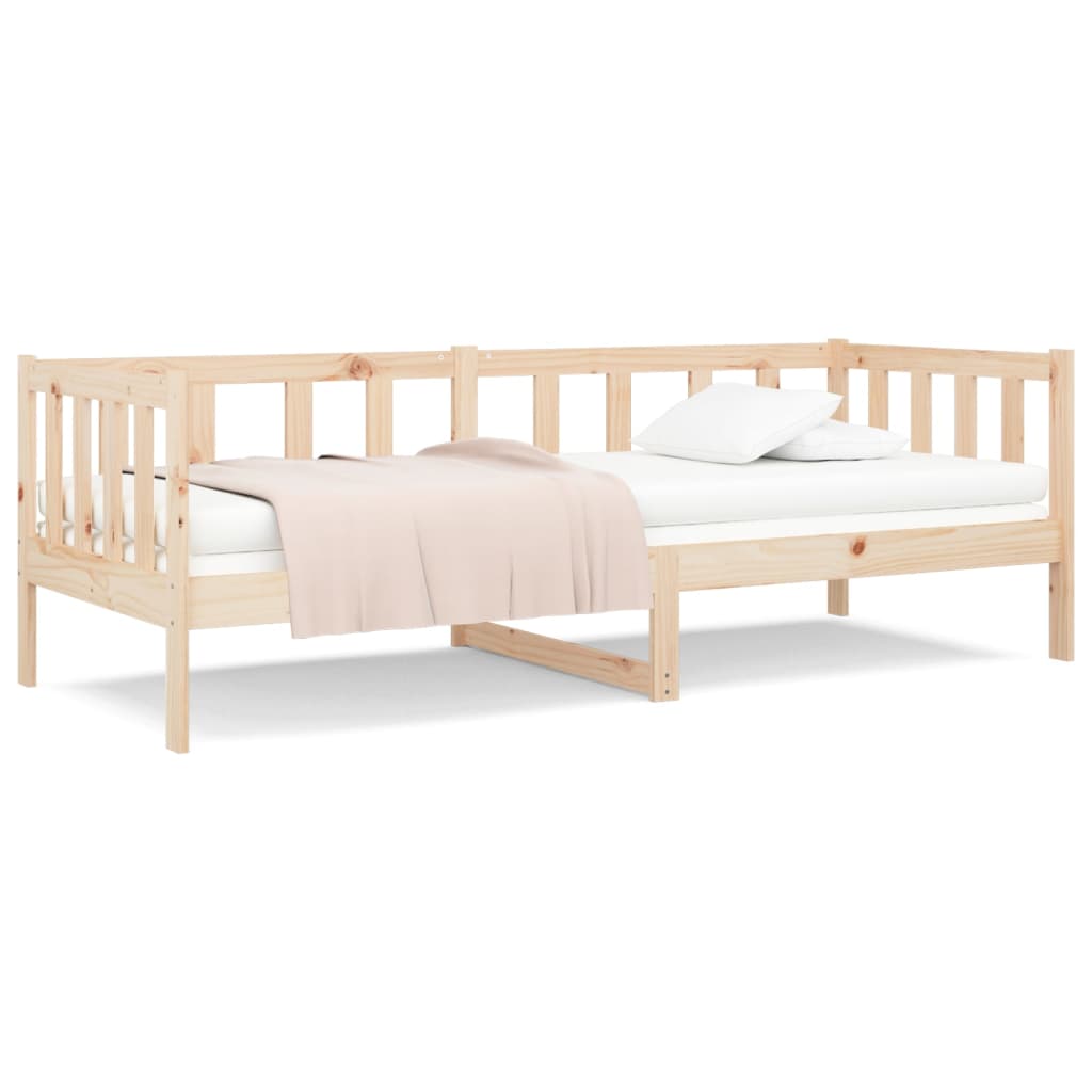 vidaXL Day Bed without Mattress 90x190 cm Single Solid Wood Pine