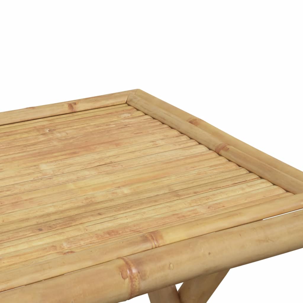 vidaXL Folding Garden Table 45x45x45 cm Bamboo