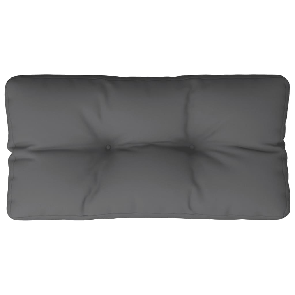 vidaXL Pallet Cushion Anthracite 70x40x12 cm Fabric