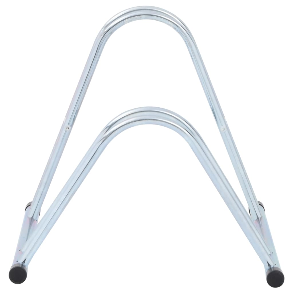 vidaXL Bicycle Stand for 2 Bikes Floor Freestanding Galvanised Steel