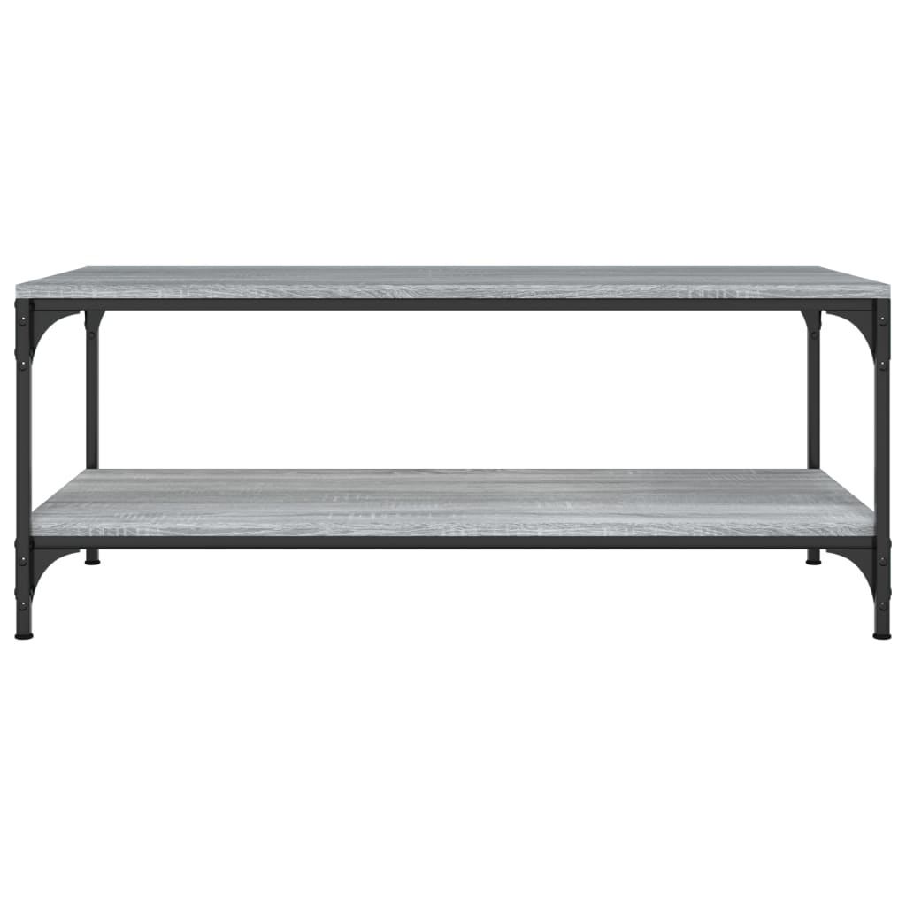 vidaXL Coffee Table Grey Sonoma 100x50x40 cm Engineered Wood