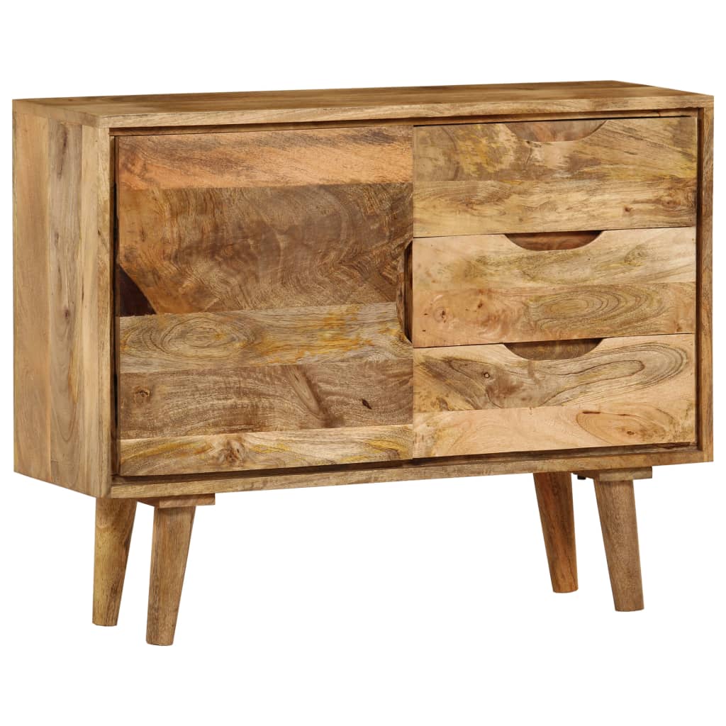 vidaXL Sideboard Solid Mango Wood 90x30x69 cm