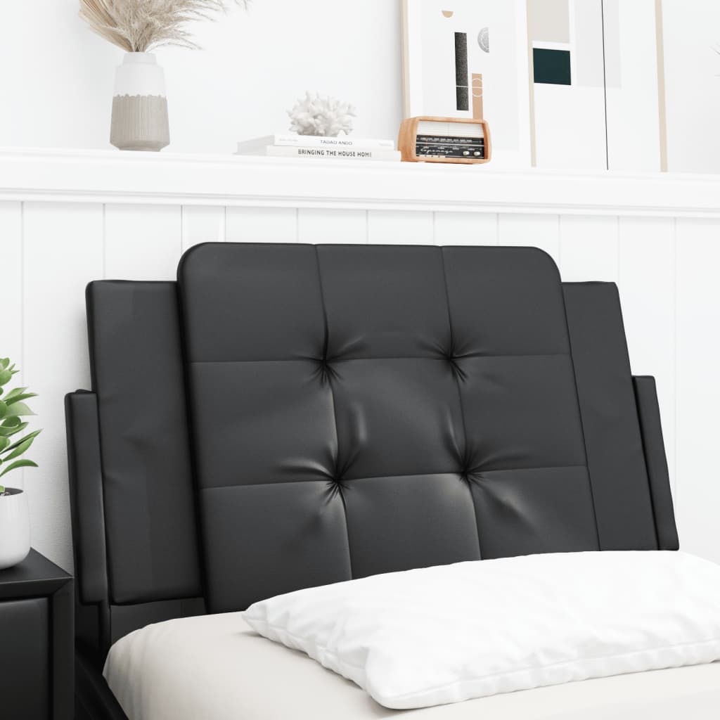 vidaXL Headboard Cushion Black 90 cm Faux Leather