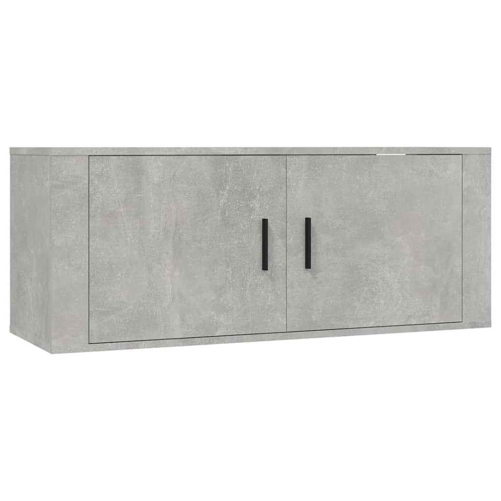 vidaXL 5 Piece TV Cabinet Set Concrete Grey Engineered Wood