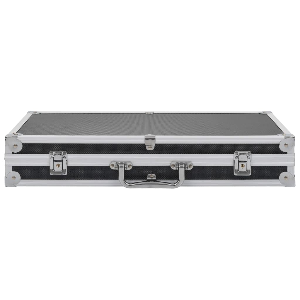 vidaXL Gun Case Aluminium ABS Black