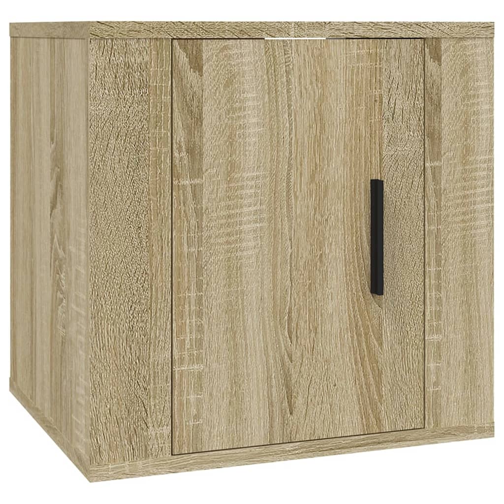 vidaXL Wall Mounted TV Cabinets 2 pcs Sonoma Oak 40x34.5x40 cm