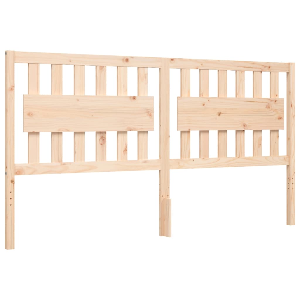 vidaXL Bed Frame without Mattress Super King Size Solid Wood