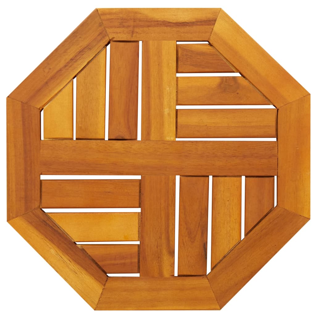 vidaXL Table Top 40x40x2 cm Octagonal Solid Wood Acacia