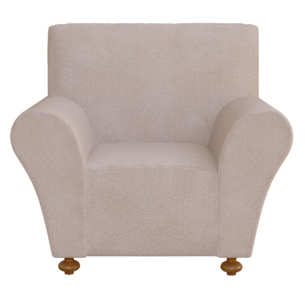 vidaXL Stretch Couch Slipcover Beige Polyester Jersey