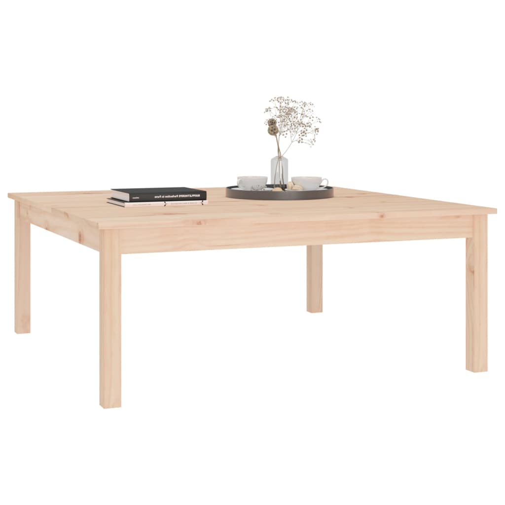 vidaXL Coffee Table 100x100x40 cm Solid Wood Pine