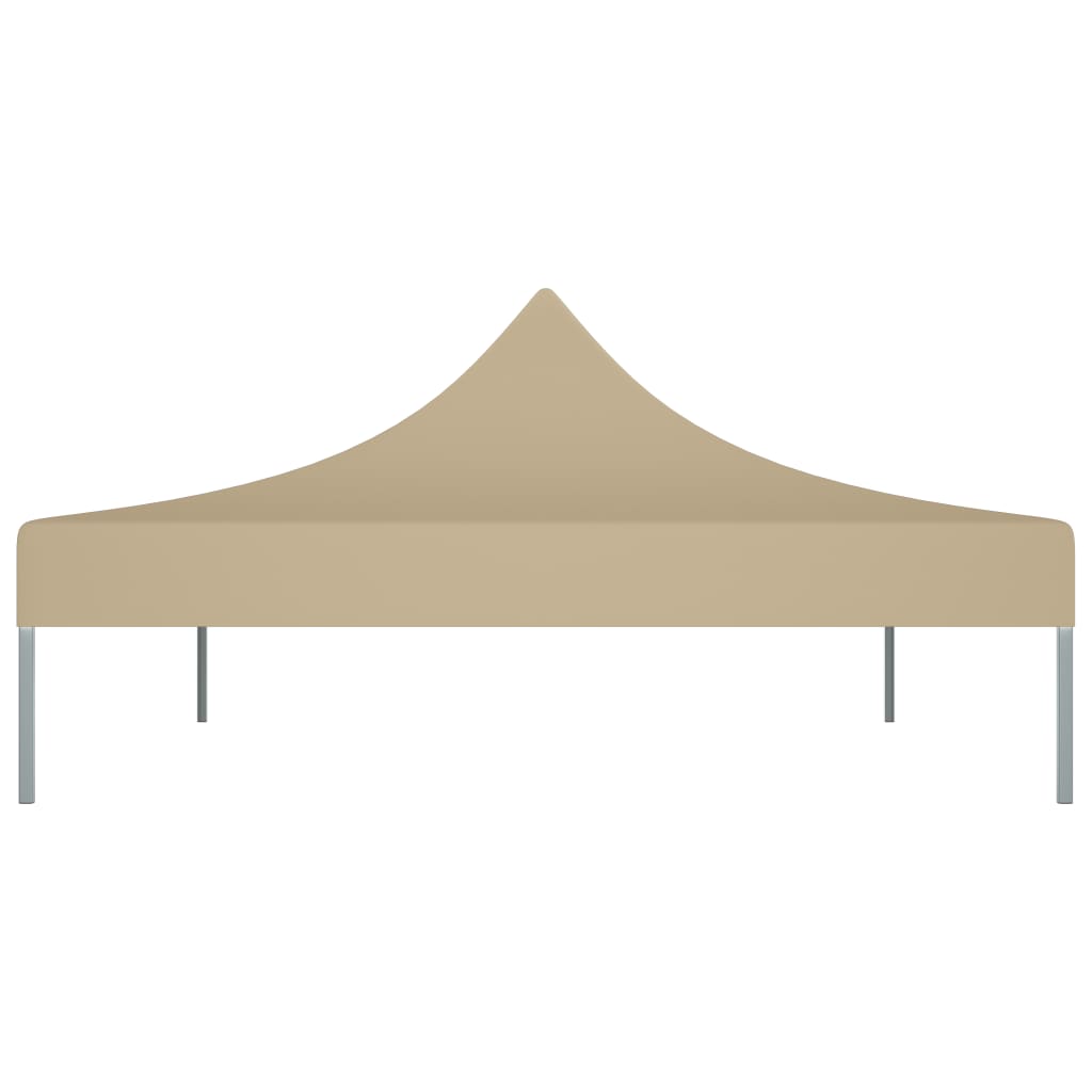 vidaXL Party Tent Roof 4.5x3 m Beige 270 g/m²