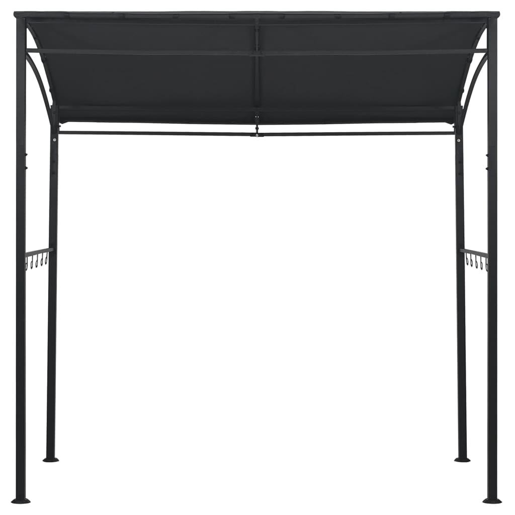 vidaXL BBQ Gazebo 215x150x220 cm Anthracite Steel