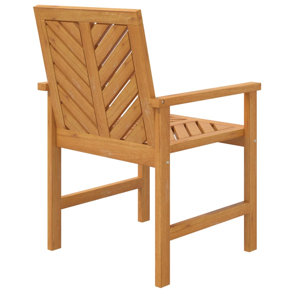 vidaXL Garden Dining Chairs 3 pcs Solid Wood Acacia