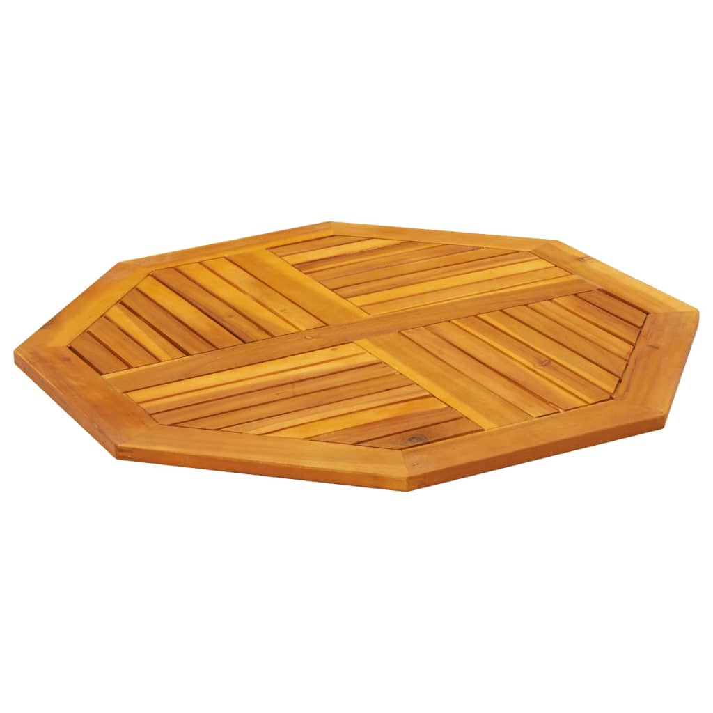 vidaXL Table Top 90x90x2.2 cm Octagonal Solid Wood Acacia