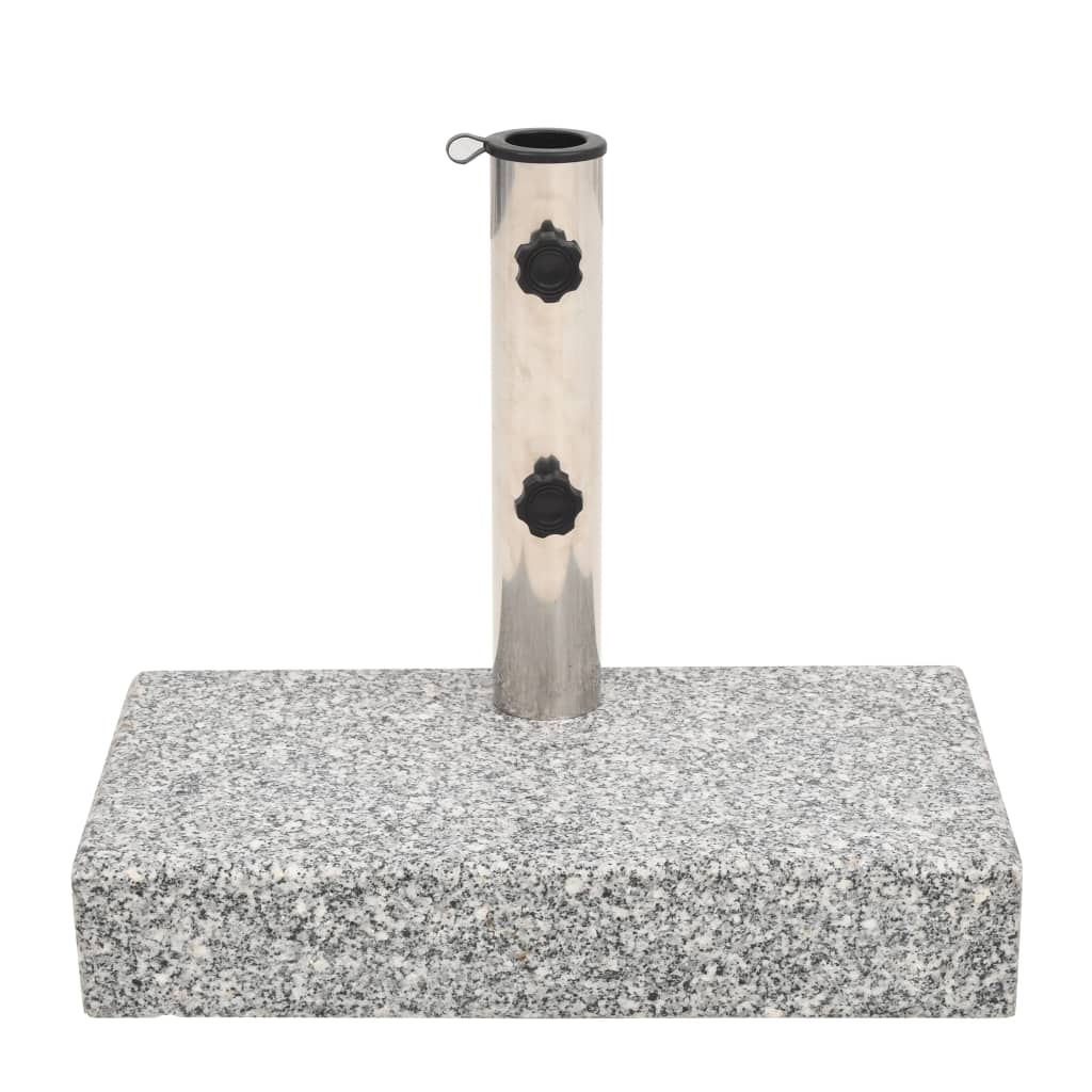 vidaXL Parasol Base Granite Rectangular 25 kg