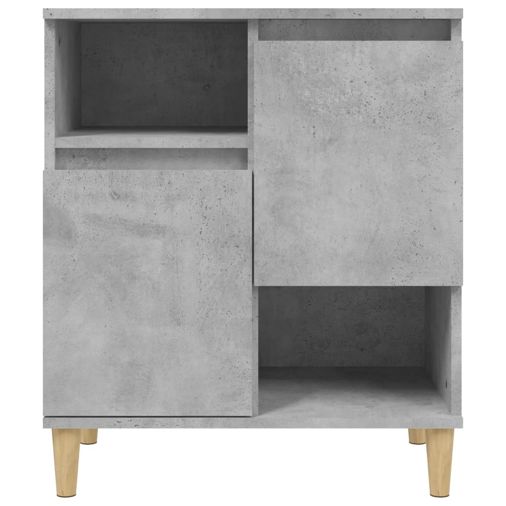 vidaXL Sideboards 2 pcs Concrete Grey 60x35x70 cm Engineered Wood