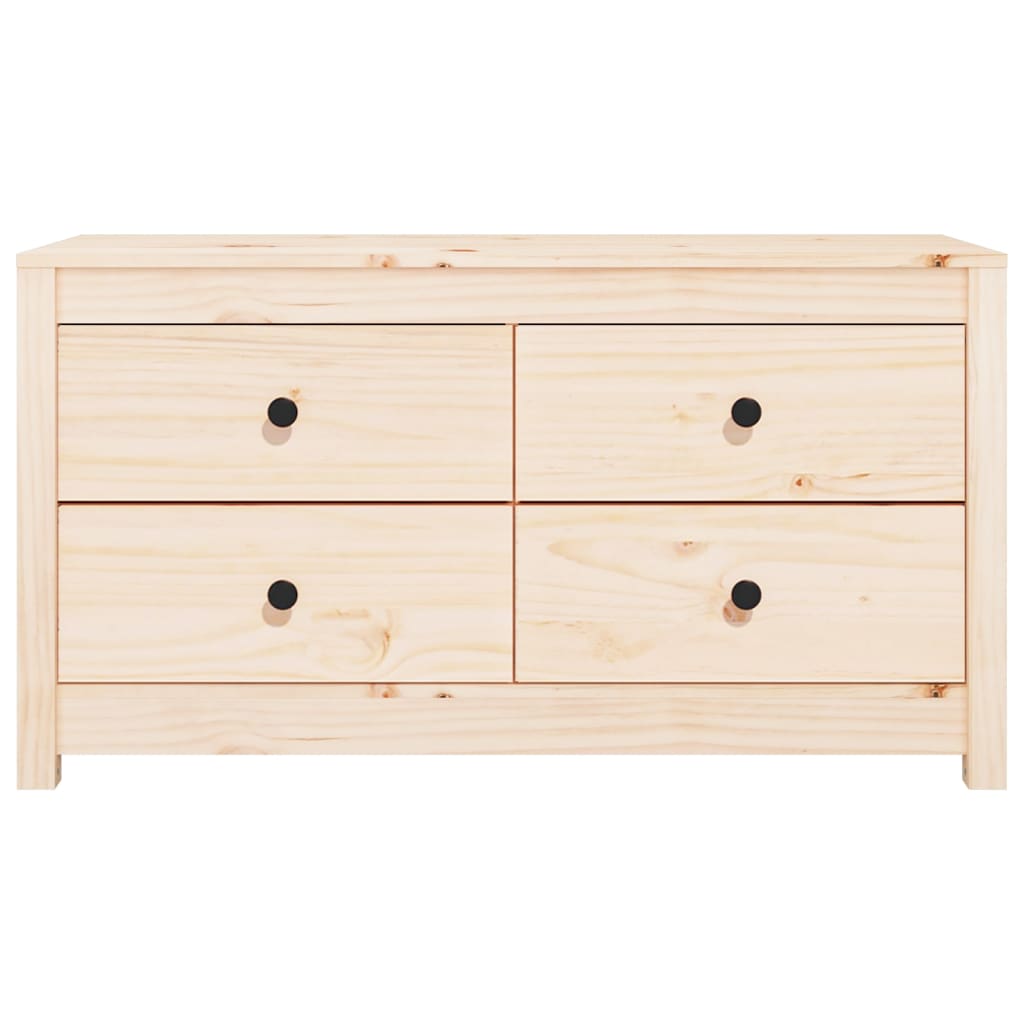 vidaXL Side Cabinet 100x40x54 cm Solid Wood Pine