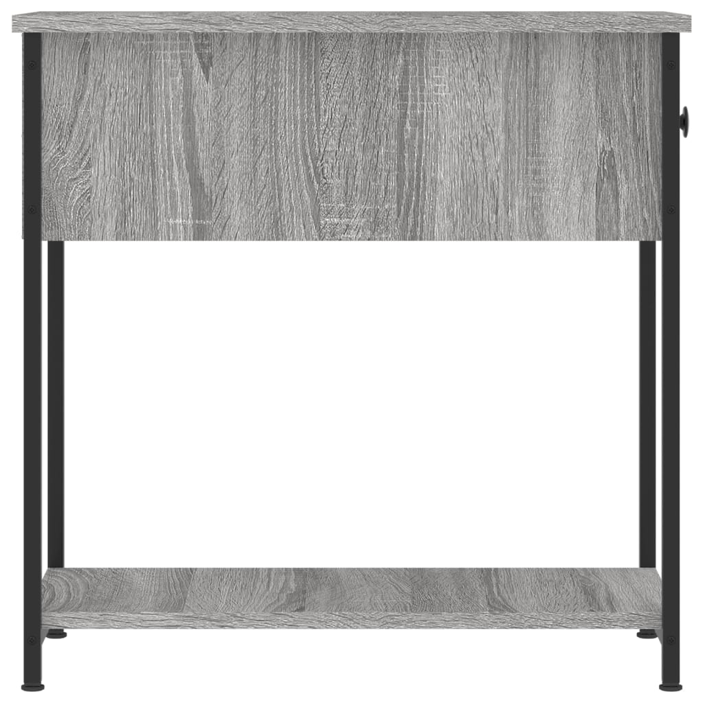 vidaXL Bedside Cabinet Grey Sonoma 30x60x60 cm Engineered Wood