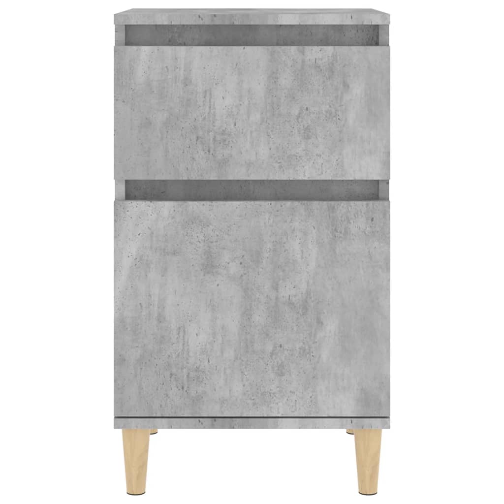 vidaXL Bedside Cabinets 2 pcs Concrete Grey 40x35x70 cm