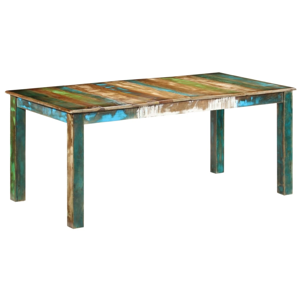 vidaXL Dining Table 180x90x76 cm Solid Wood Reclaimed