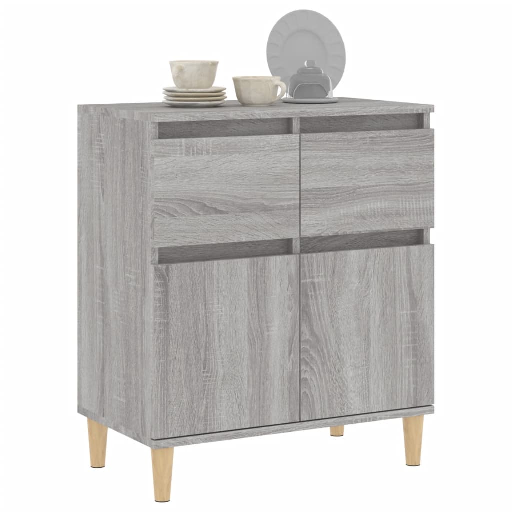 vidaXL Sideboard Grey Sonoma 60x35x70 cm Engineered Wood