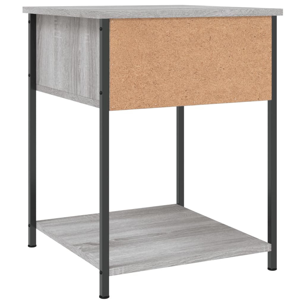 vidaXL Bedside Tables 2 pcs Grey Sonoma 44x45x58 cm Engineered Wood